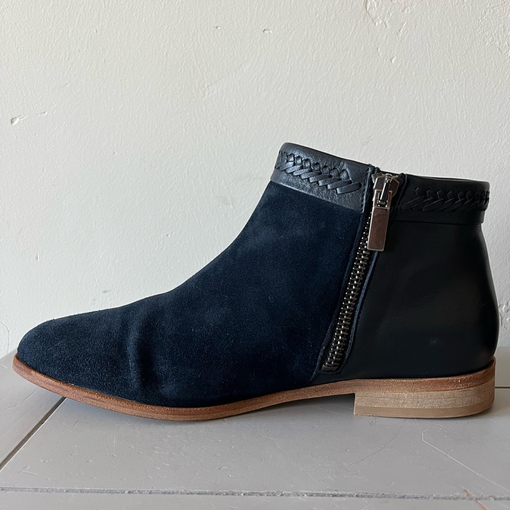 Comptoir Des Cotonniers Women’s Navy Suede/Leather Ankle Boots - 38EU/8US - Picture 8 of 11